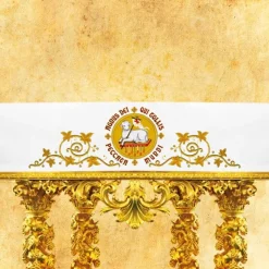 Shop Articles Religieux JP nappe autel avec motif Pâques