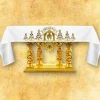 Sale Articles Religieux JP nappe brodée noël pour église