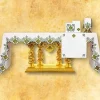 Online Articles Religieux JP nappe brodée pour autel à église