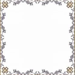 Cheap Articles Religieux JP nappe carre brodée carême