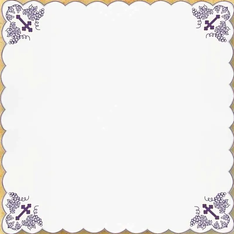 Sale Articles Religieux JP nappe carre brodée pour église
