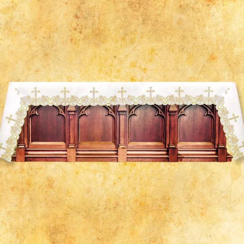 Sale Articles Religieux JP nappe d'autel brodée