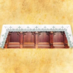 Sale Articles Religieux JP nappe d'autel brodée