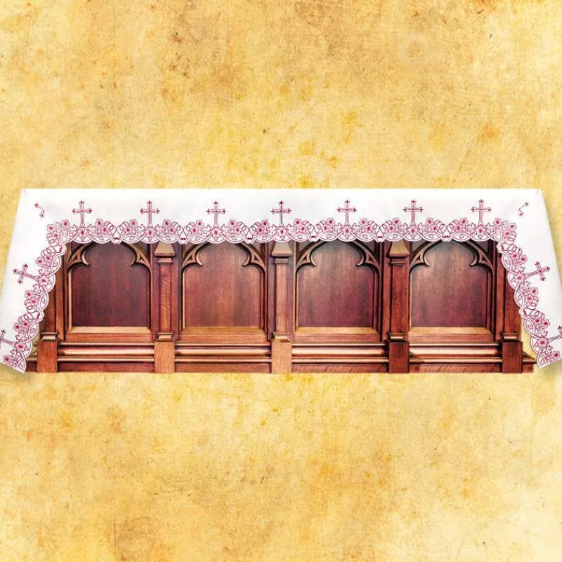Sale Articles Religieux JP nappe d'autel brodée