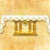 Shop Articles Religieux JP nappe d'autel brodée fil dorée