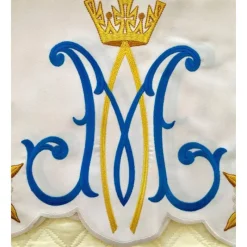 Discount Articles Religieux JP nappe d'autel brodée mariale