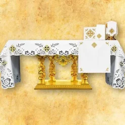 Shop Articles Religieux JP nappe d'autel brodée pour messe