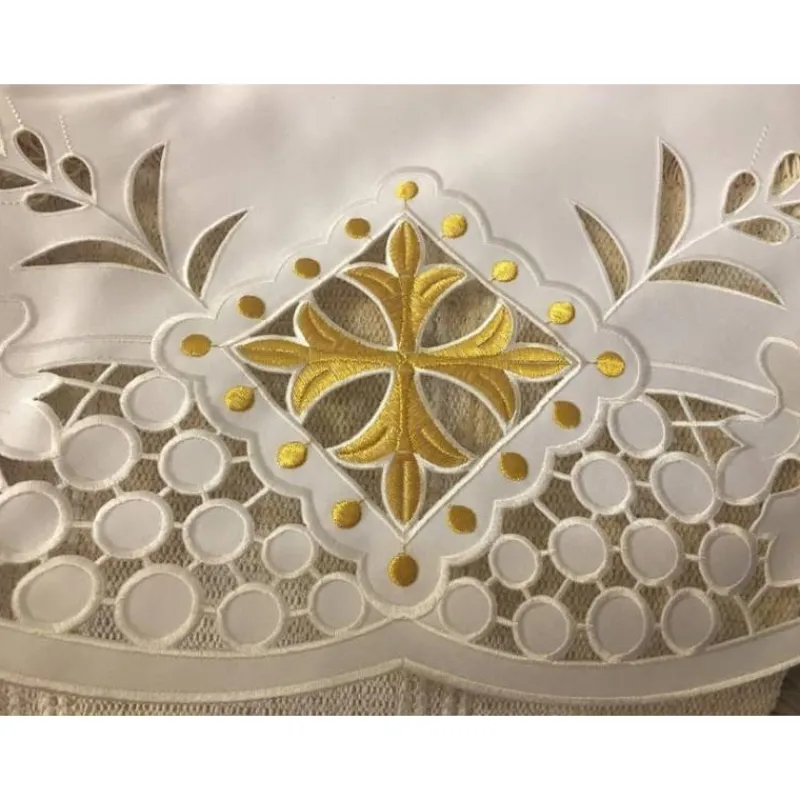 Shop Articles Religieux JP nappe d'autel brodée pour messe