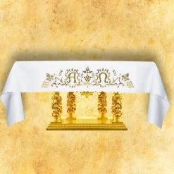 Flash Sale Articles Religieux JP nappe d'autel brodée richelieu