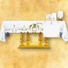 Cheap Articles Religieux JP nappe d'autel broderie richelieu