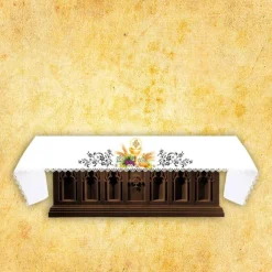 Discount Articles Religieux JP Nappe d'autel - Calice et blé et raisins