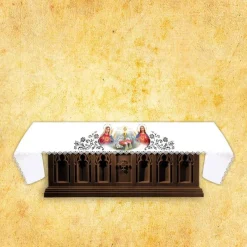 Best Sale Articles Religieux JP Nappe d'autel - Cœur Marie - Cœur Jésus