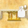 Shop Articles Religieux JP nappe d'autel dorée pour messe