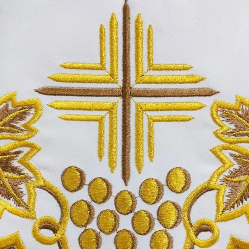 Shop Articles Religieux JP nappe d'autel dorée pour messe