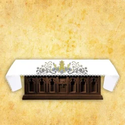 Cheap Articles Religieux JP Nappe d'autel - Mariale avec fleurs