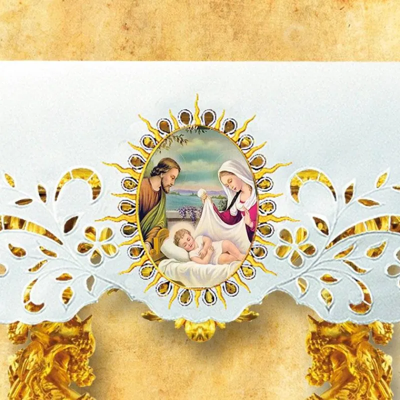 Shop Articles Religieux JP Nappe d'autel - Noël 7 -