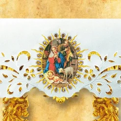 Discount Articles Religieux JP Nappe d'autel - Noël 6 -