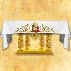 Fashion Articles Religieux JP nappe d'autel pour église avec motif Noël