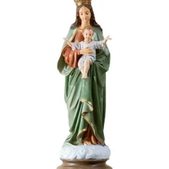Online Articles Religieux JP Reine du monde avec jésus petit statue