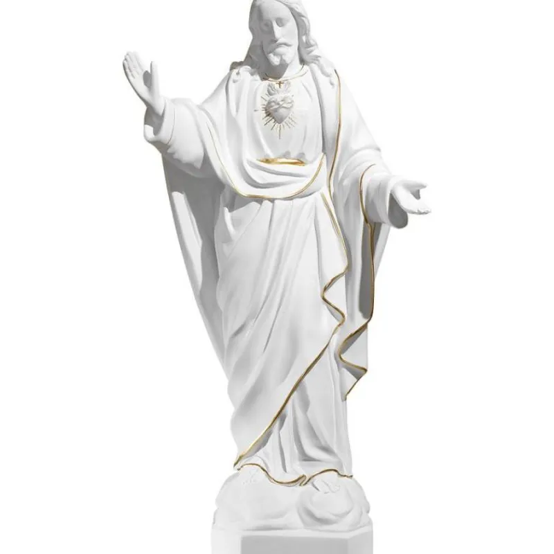 Sale Articles Religieux JP sacre cœur statue