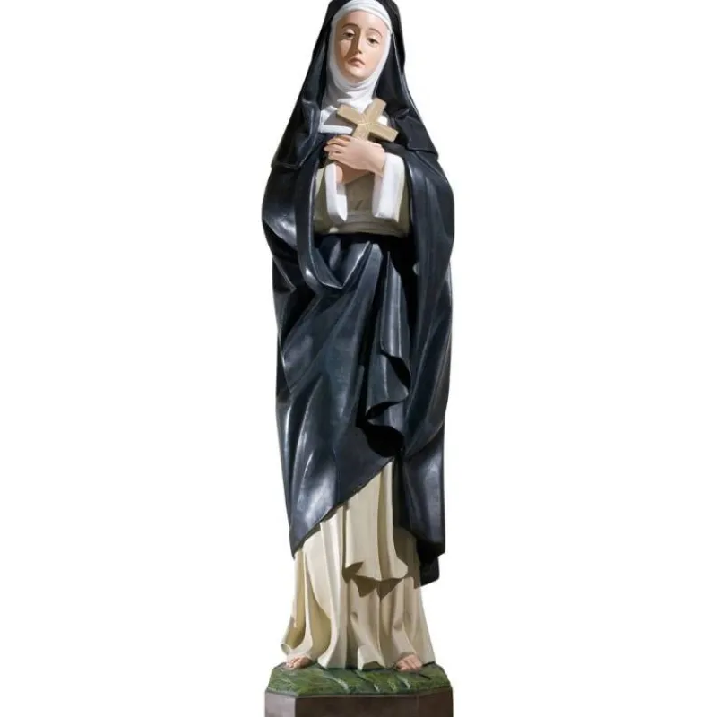 Discount Articles Religieux JP sainte claire d'assise statue