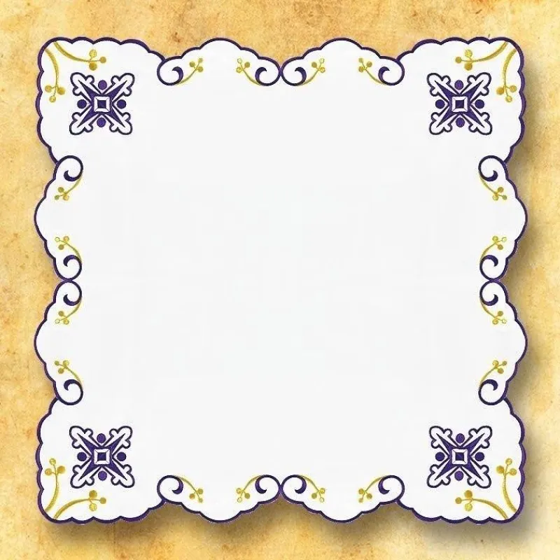 New Articles Religieux JP serviette d'autel brodée