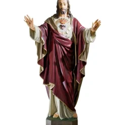 Cheap Articles Religieux JP statue jesus christ sacre coeur