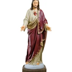 Fashion Articles Religieux JP Statue Jésus Sacre Cœur gros taille