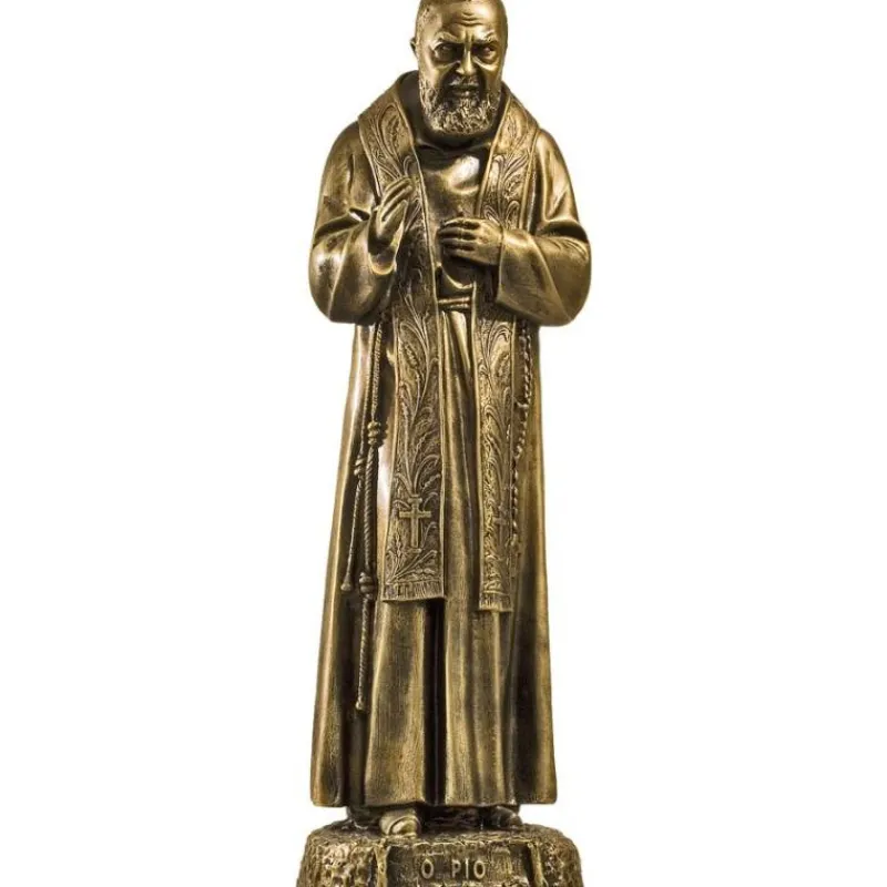 Shop Articles Religieux JP Statue Padre Pio réalise en résine