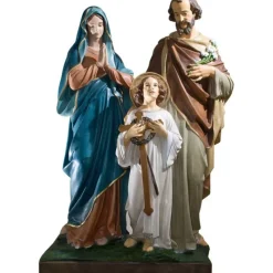 Fashion Articles Religieux JP Statue Sainte Famille avec Croix