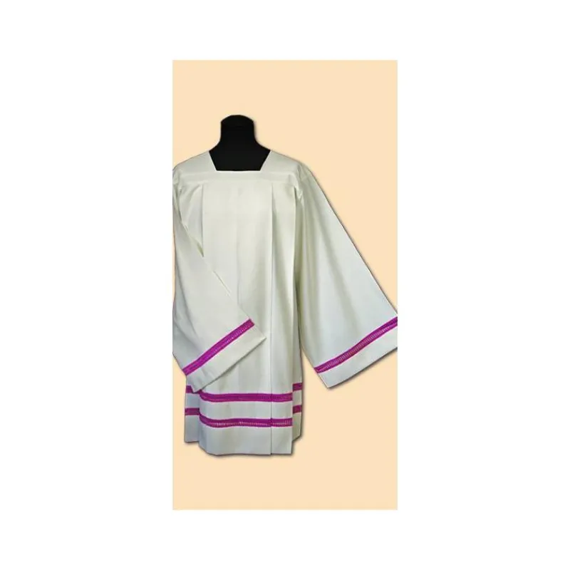 Online Articles Religieux JP Surplis de prêtre avec broderie -