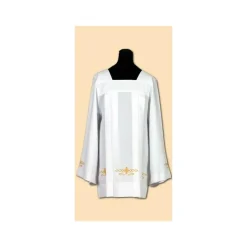 Best Sale Articles Religieux JP Surplis de prêtre avec broderie -