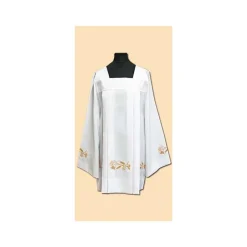 Discount Articles Religieux JP Surplis de prêtre avec broderie -