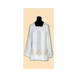 Sale Articles Religieux JP Surplis de prêtre avec broderie -