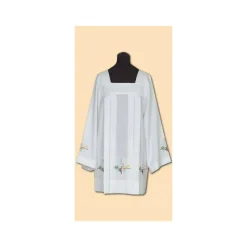 Online Articles Religieux JP Surplis de prêtre avec broderie -