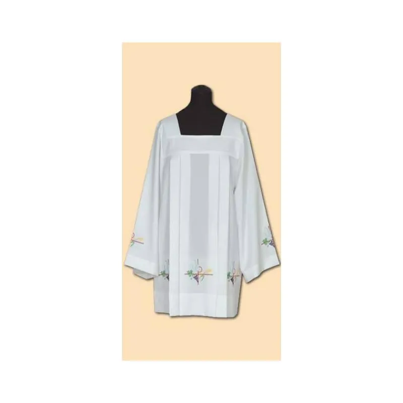 Online Articles Religieux JP Surplis de prêtre avec broderie -
