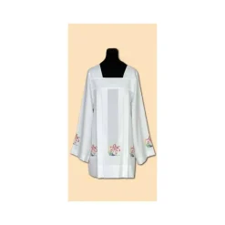 Hot Articles Religieux JP Surplis de prêtre avec broderie -