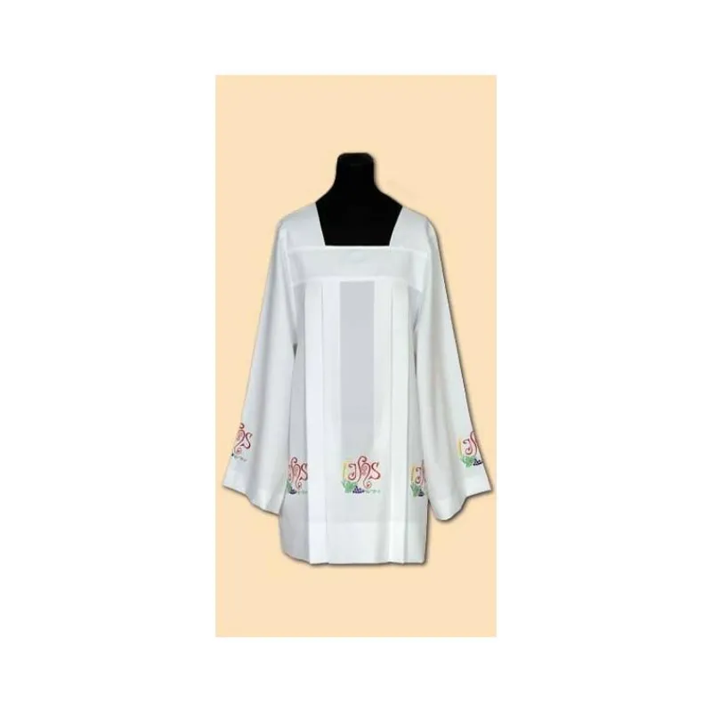 Hot Articles Religieux JP Surplis de prêtre avec broderie -