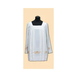 Online Articles Religieux JP Surplis de prêtre avec broderie -