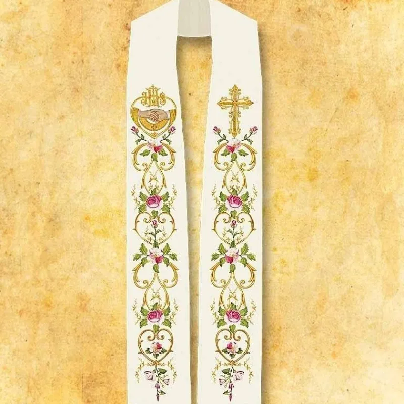 Best Sale Articles Religieux JP étole pour messe mariage